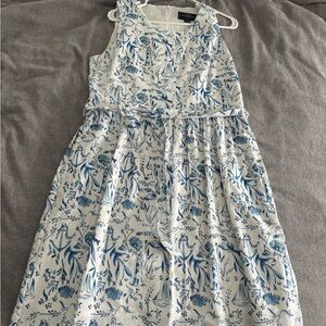 Blue and White Nautical Dress